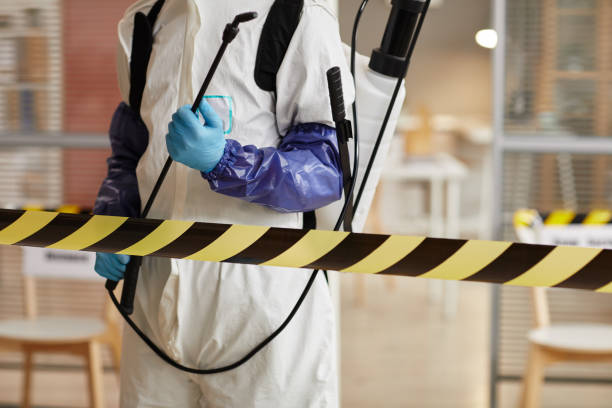 Professional Biohazard Cleanup technician working in Endicott, NE